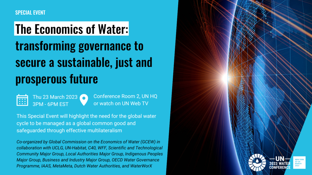 Informal Special Event The Economics of Water transforming